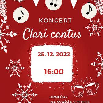 Clair Cantus vánoční koncert 25.12.2022